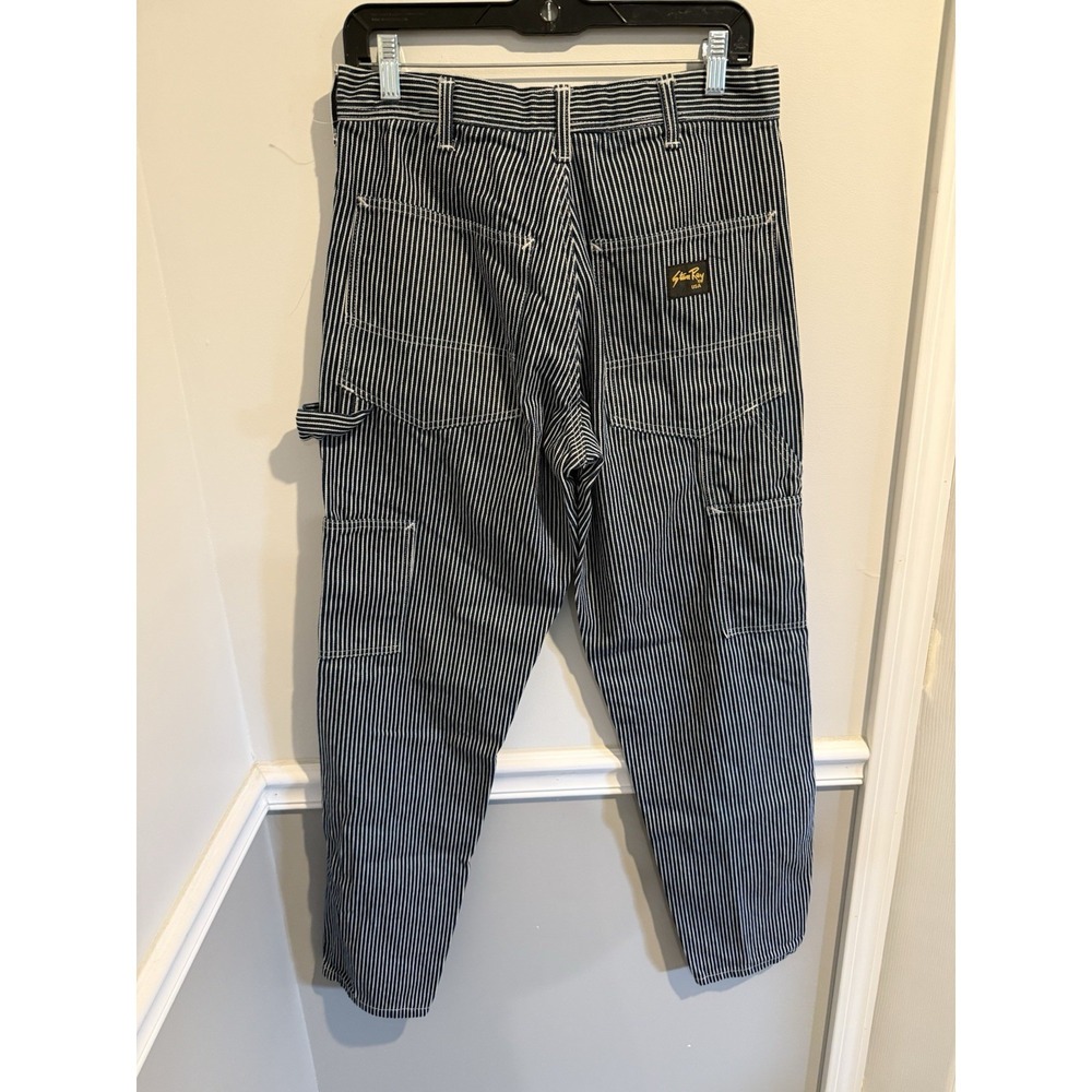 Stan Ray USA RARE 50th Anniversary Straight Painter Pant Hickory Stripe Medium - Picture 5 of 15